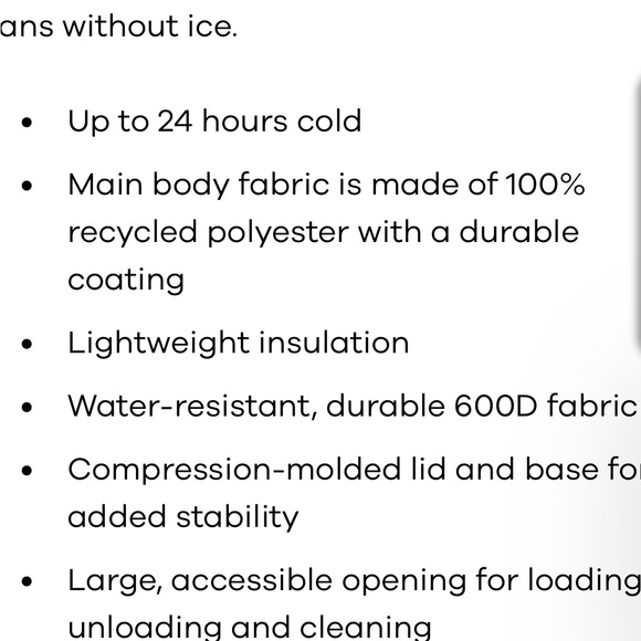 HydroFlask Black/Lt Blue Cooler Bag NWT - Picture 2 of 9